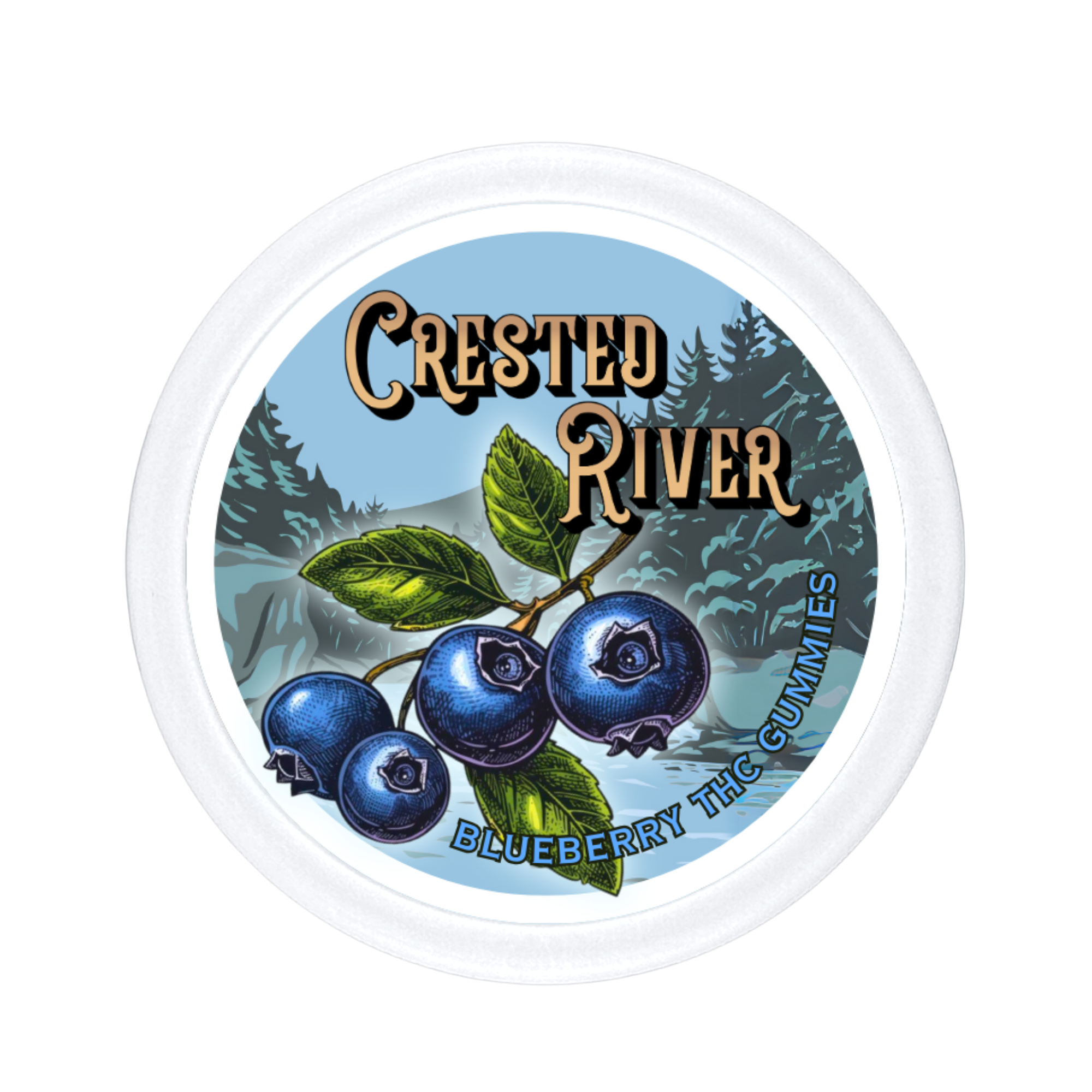 Blueberry Gummies w/ THC