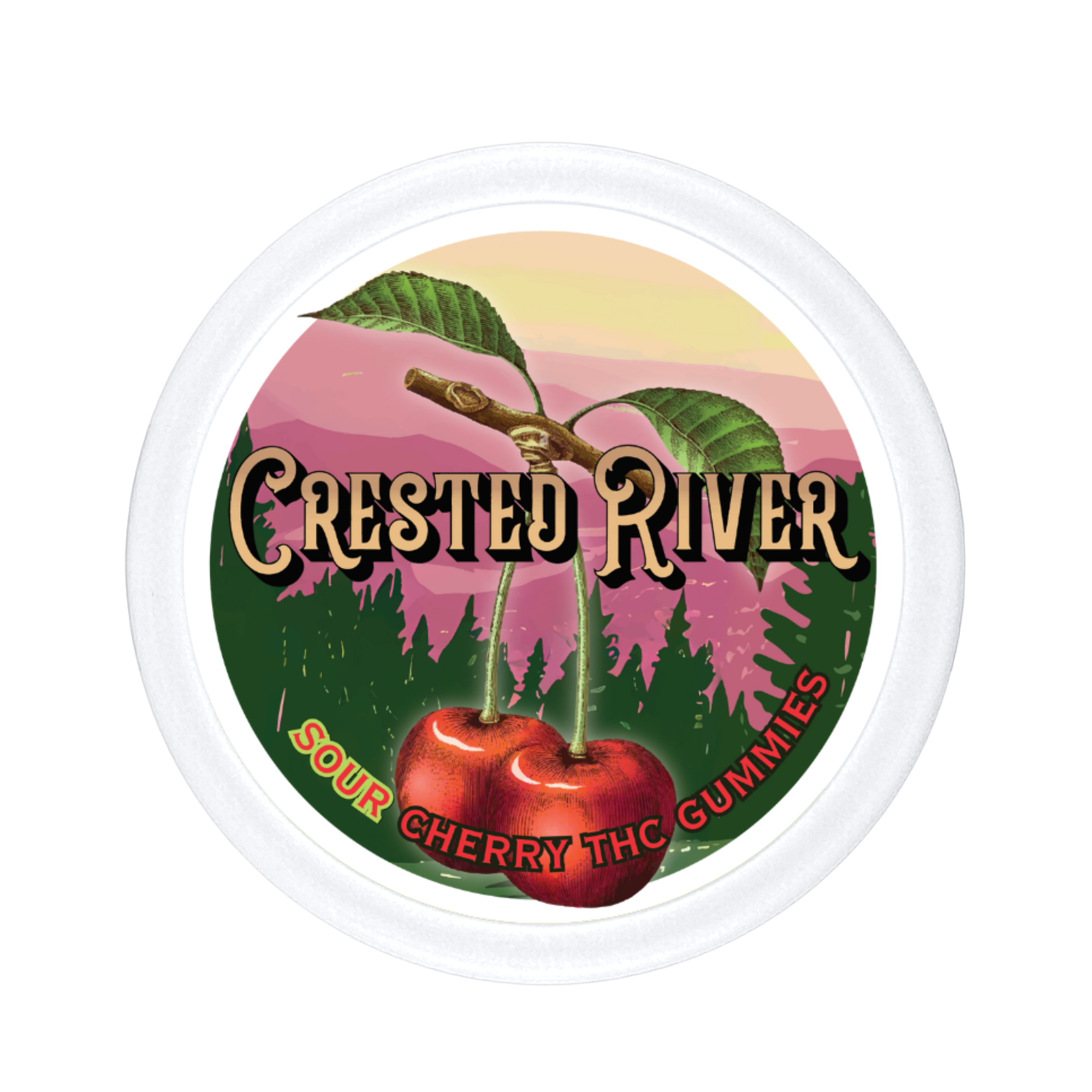 Sour Cherry Gummies w/ THC