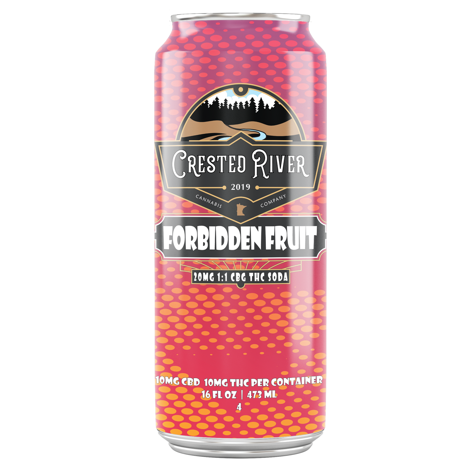 Homegrew Soda - Forbidden Fruit w/ THC + CBG