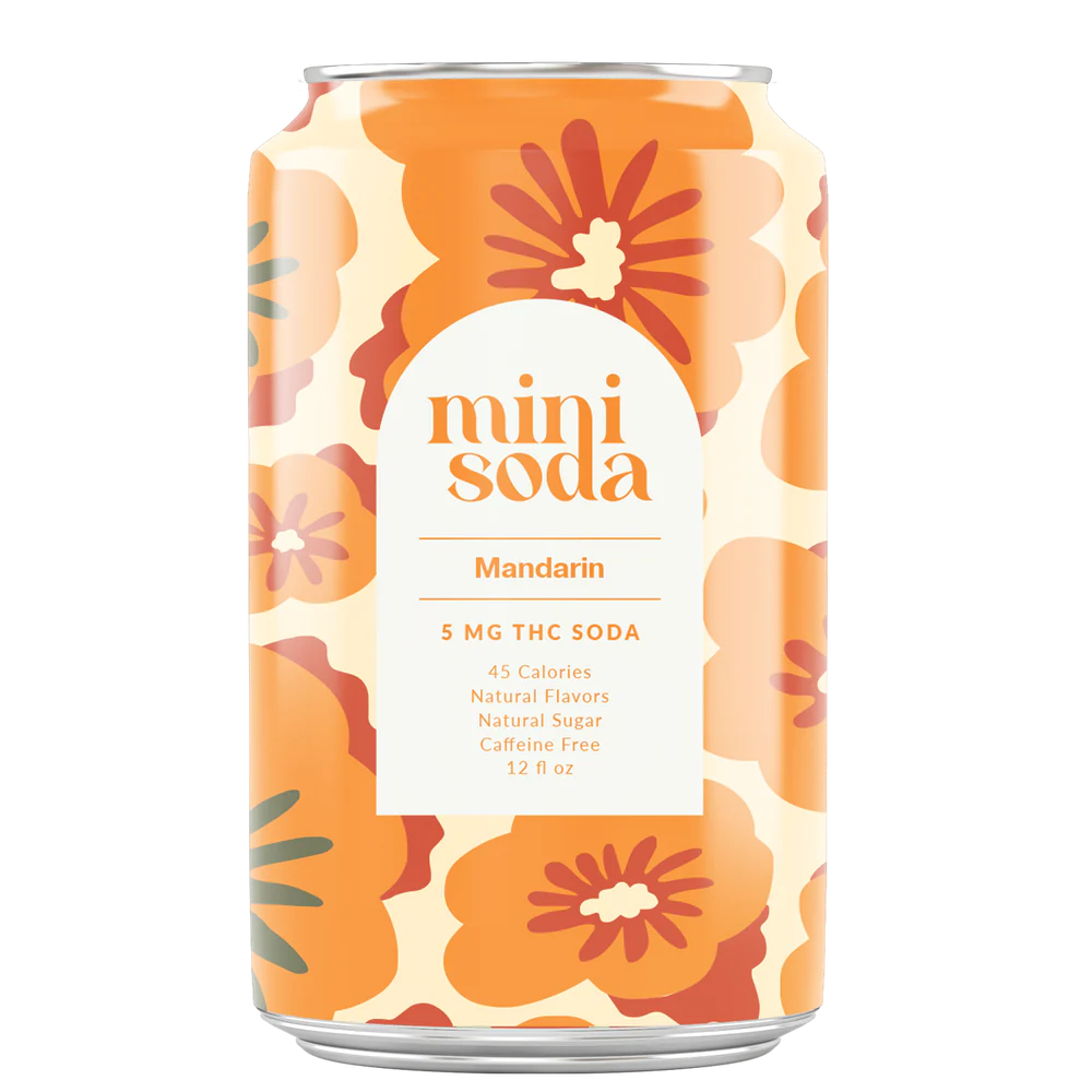 Mandarin Soda w/ THC + CBG + CBC
