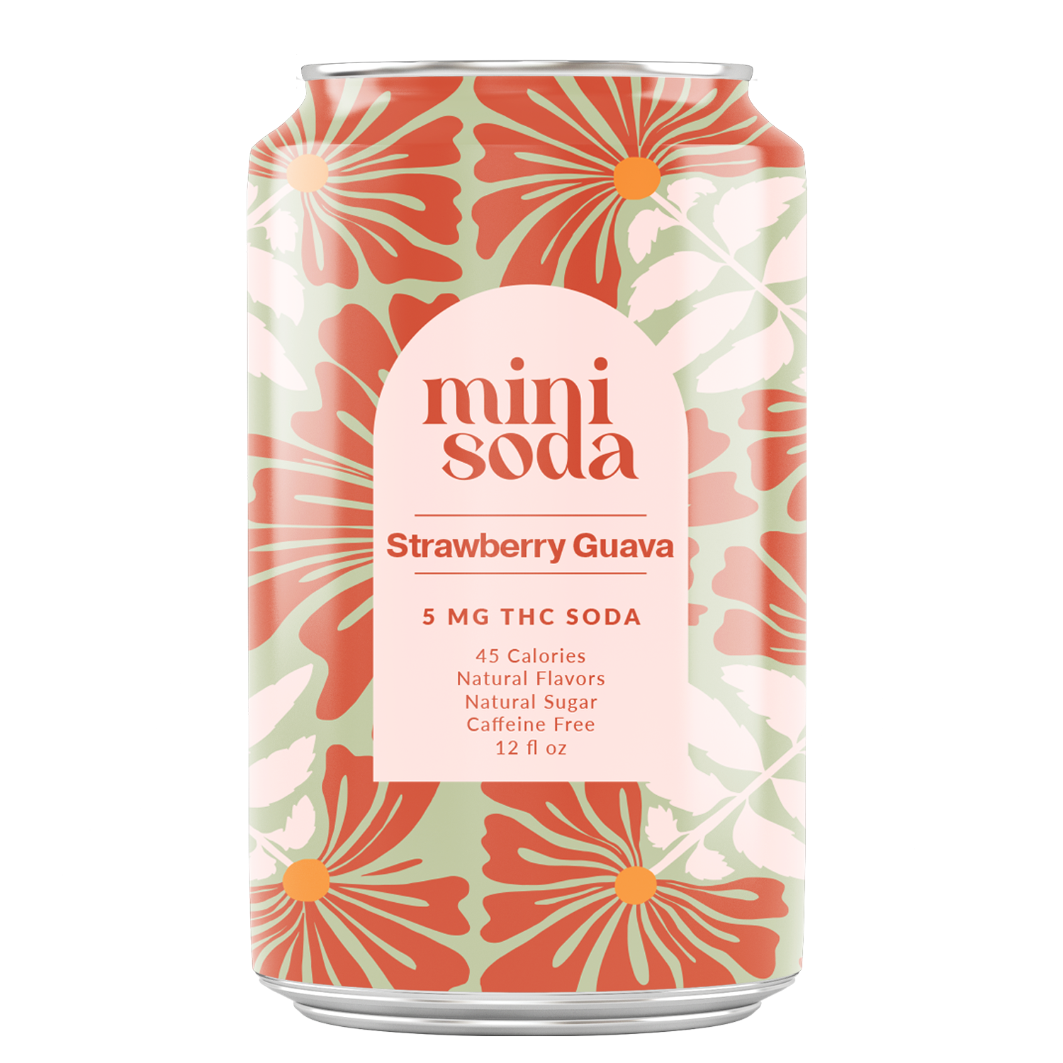 Strawberry Guava Soda w/ THC + CBG + CBC