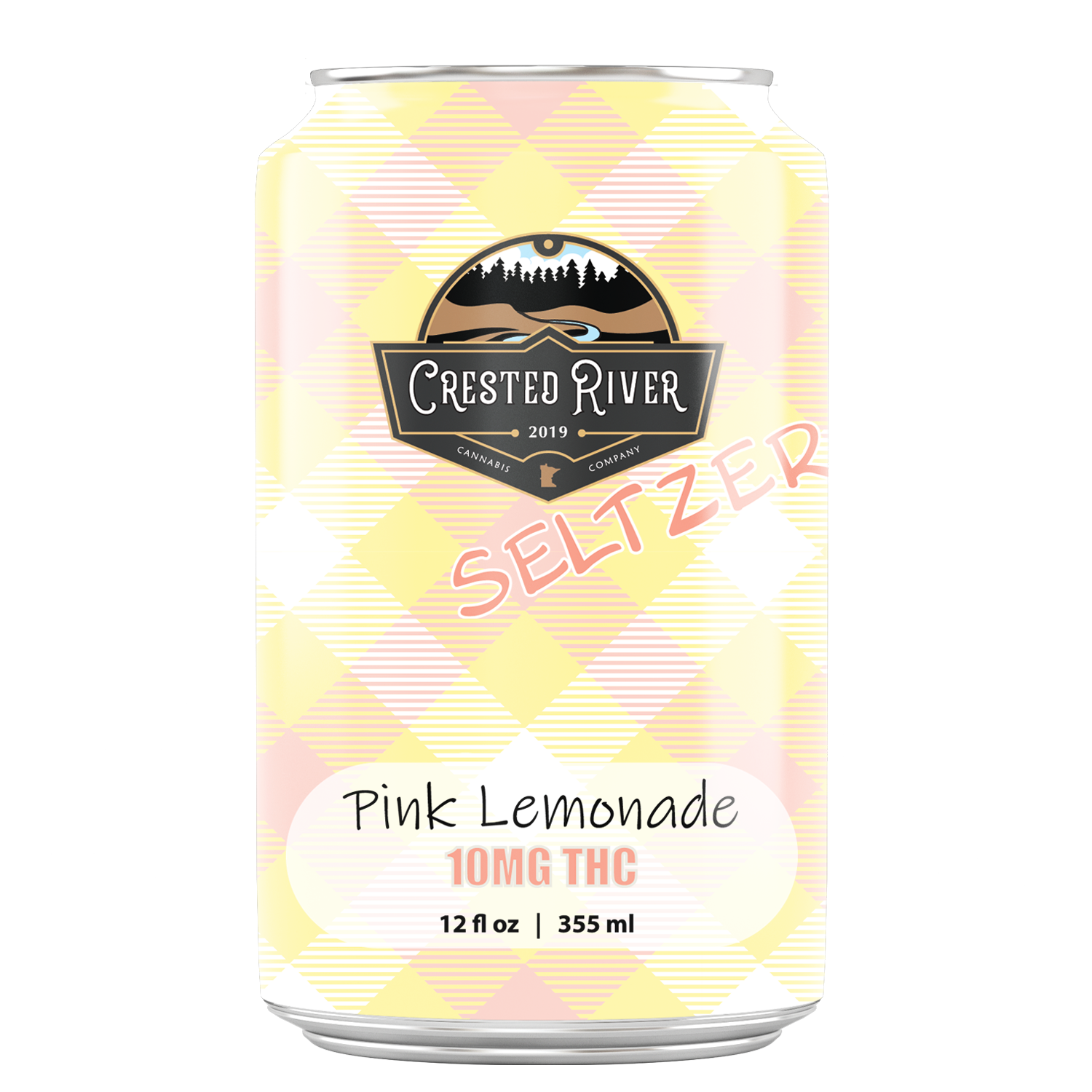 Pink Lemonade Seltzer w/ THC