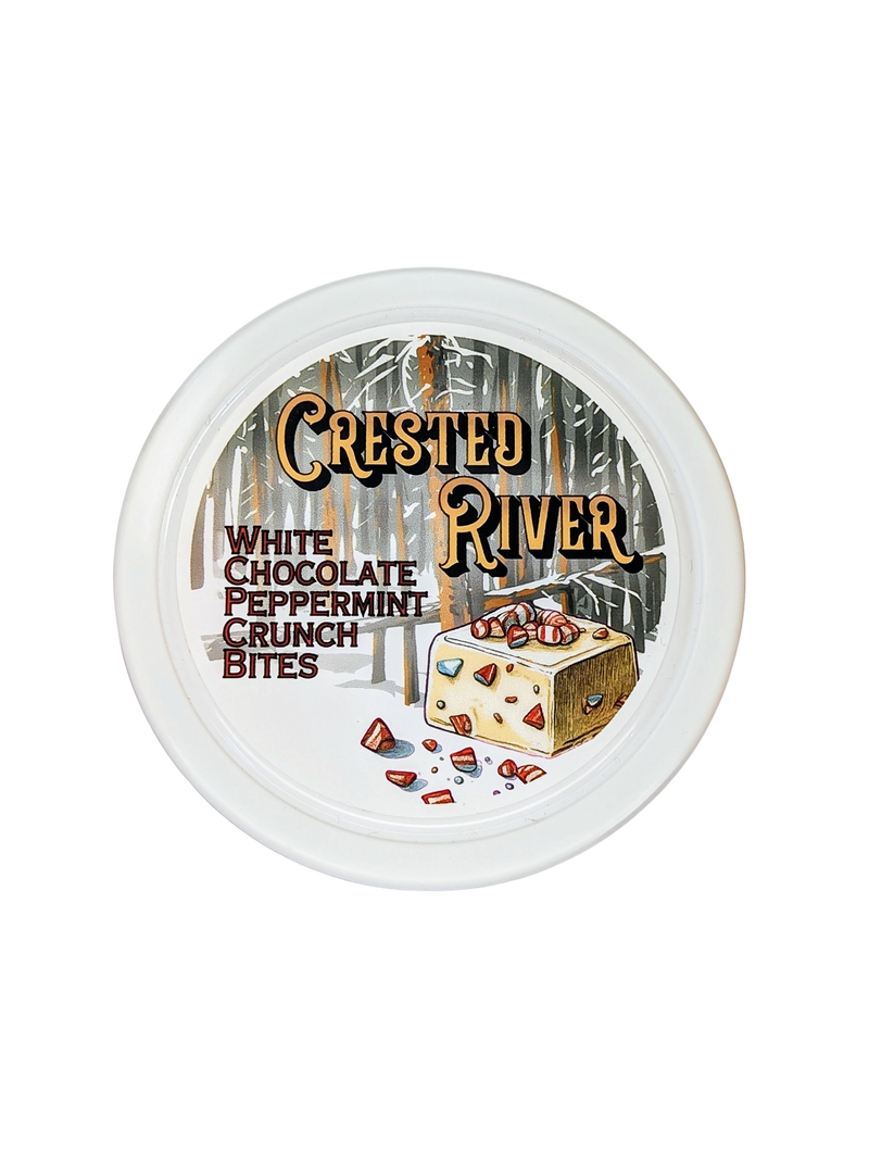 Delta-9 THC White Peppermint Crunch Chocolate