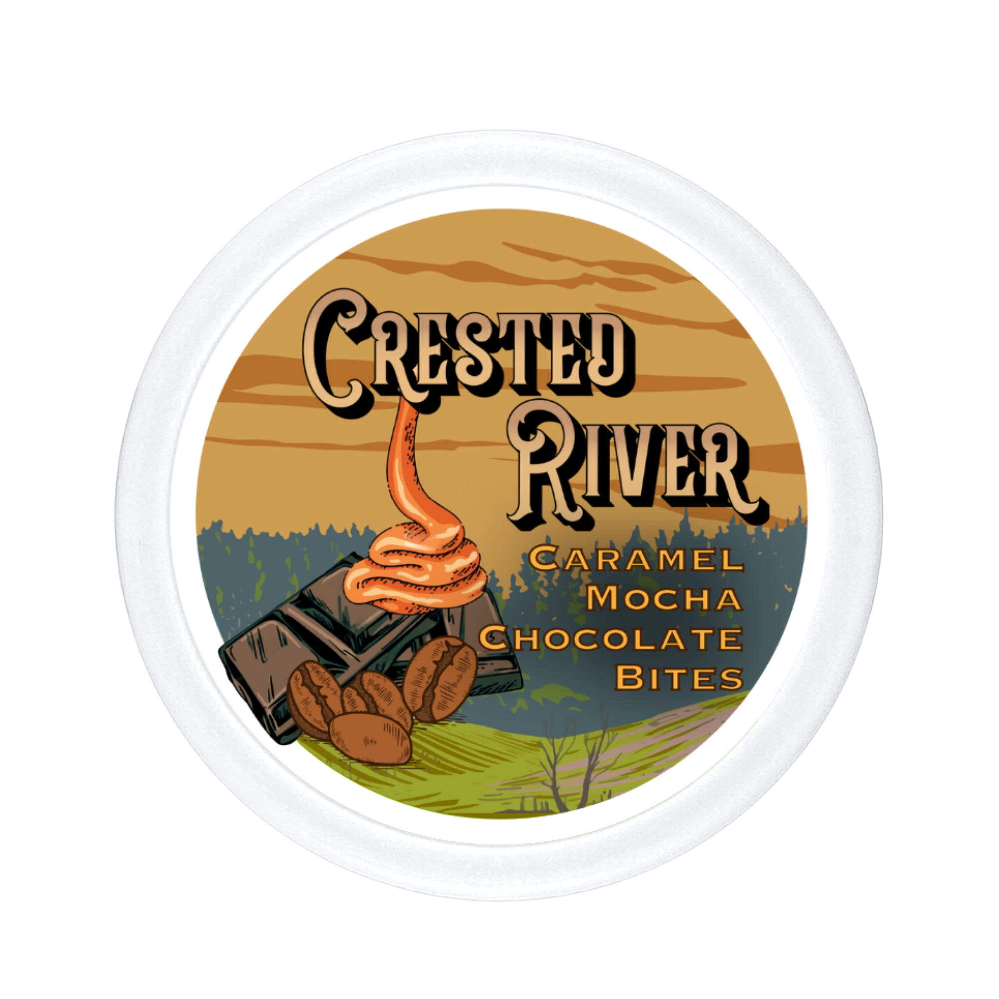 Caramel Mocha Chocolate Bites w/ THC