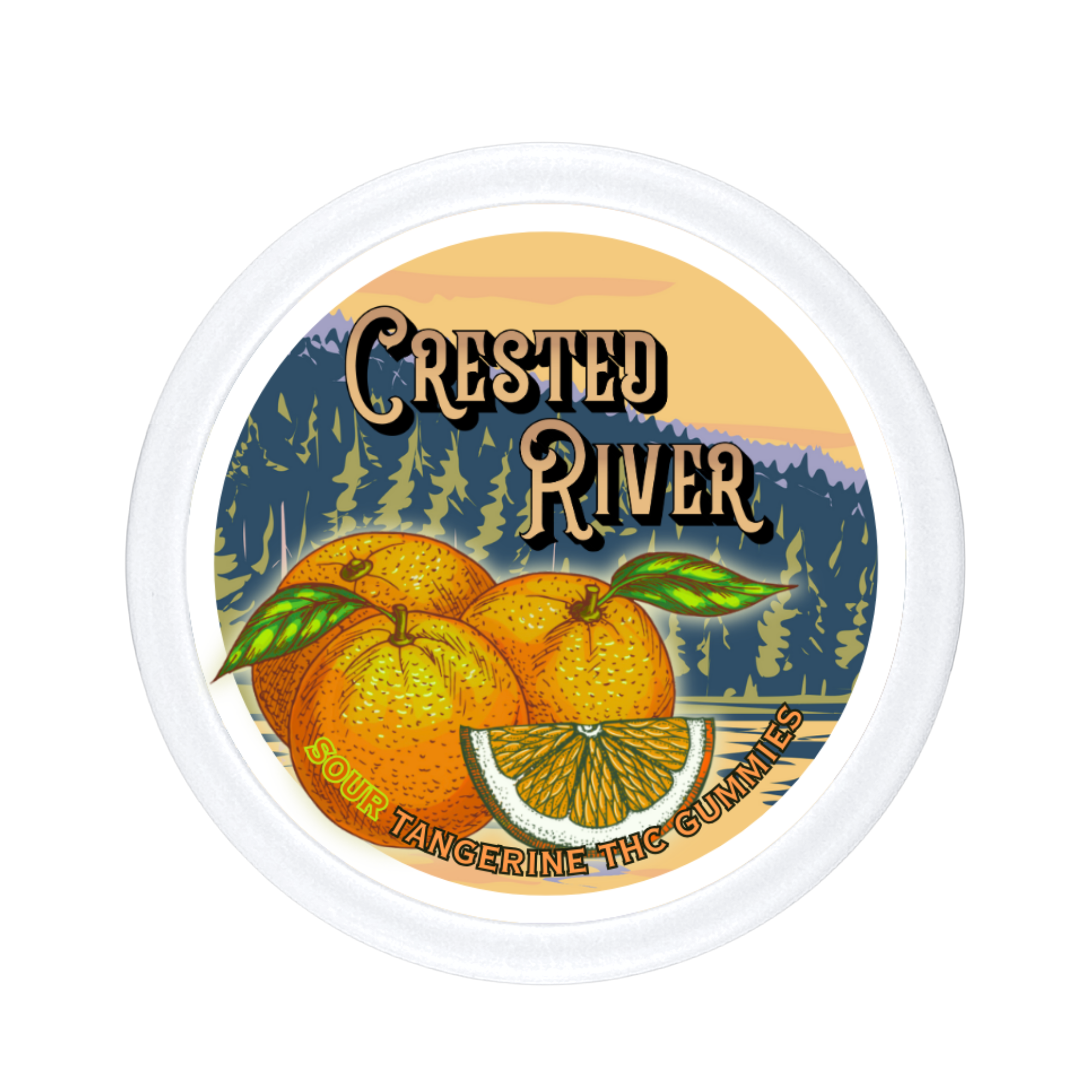 Tangerine Gummies w/ THC