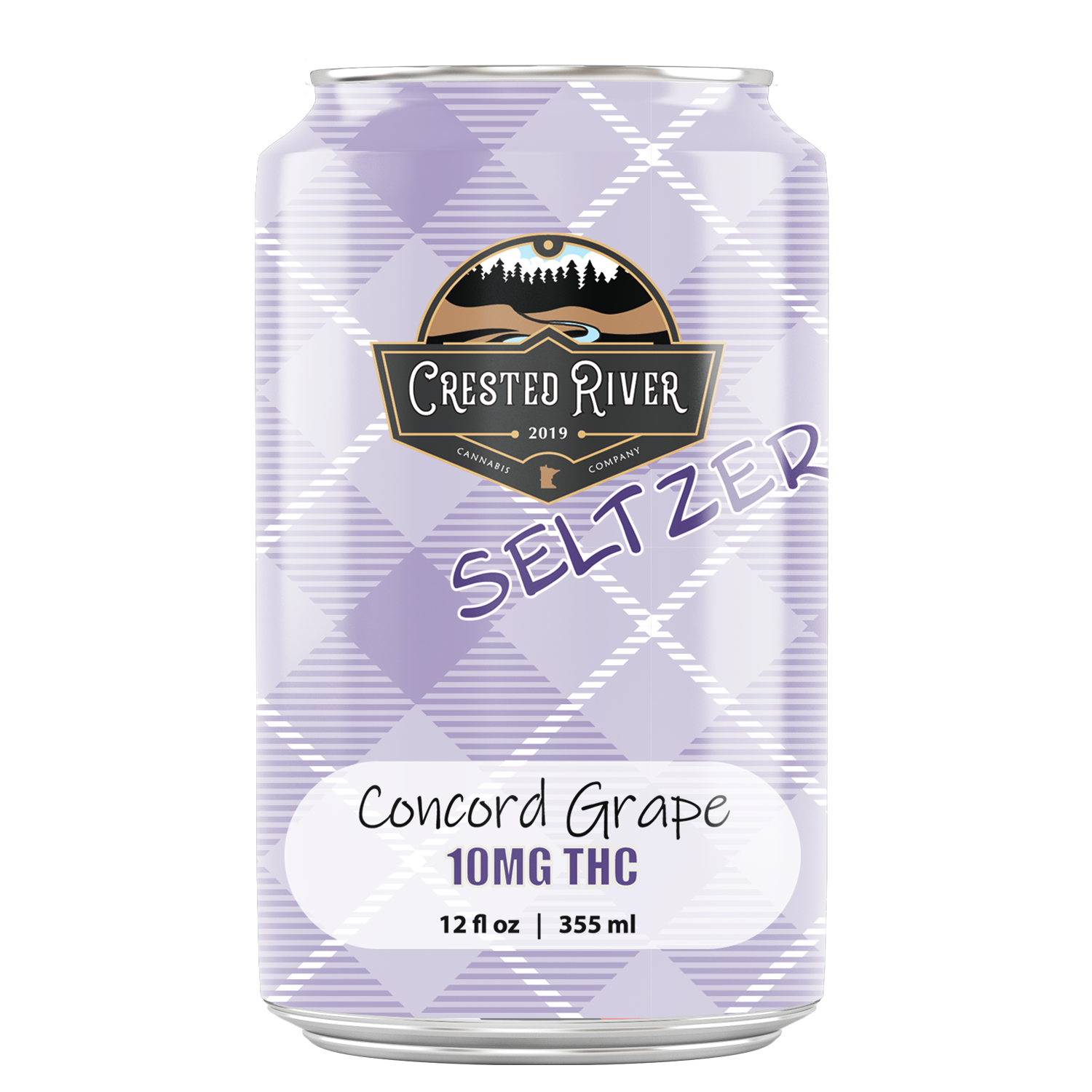 Concord Grape Seltzer w/ THC