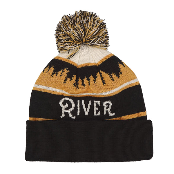 Crested River Beanie Pom