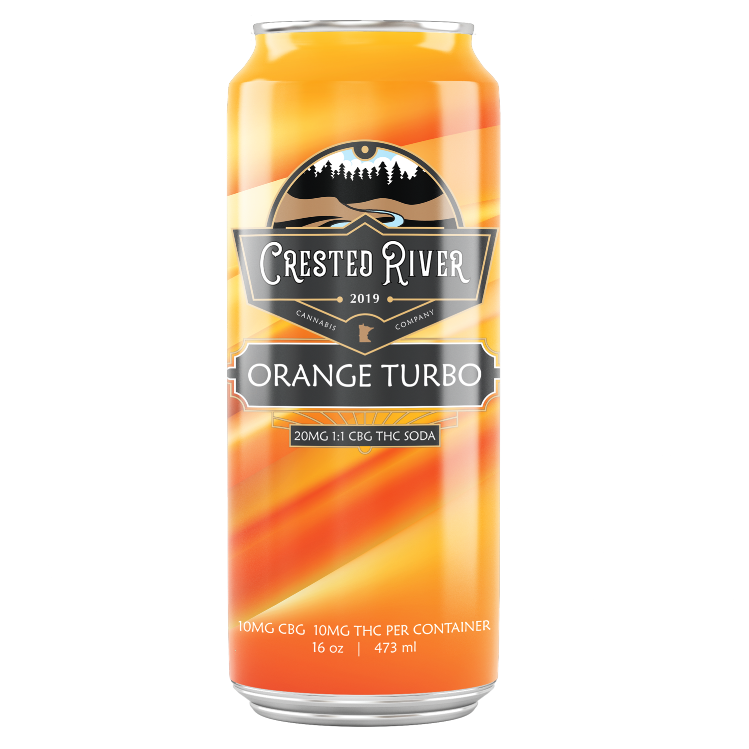 Homegrew Soda -  Orange Turbo w/ THC + CBG