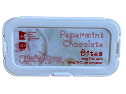 Delta-9 THC White Peppermint Crunch Chocolate